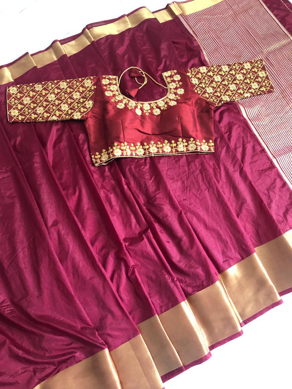 Rama Sequins Embroidery Saree in Rangoli Silk With Readymade Blouse Indian  Saree in USA, UK, Malaysia, South Africa, Dubai, Singapore