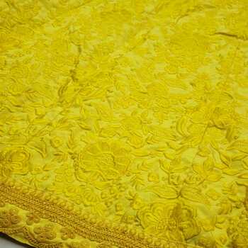 Imposing Yellow Color Silk Embroidered Work Designer Function Wear Lehenga Choli