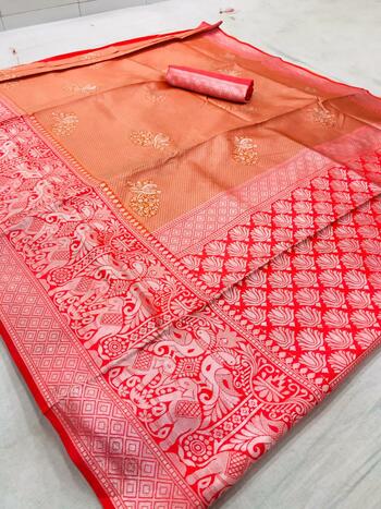 Pretty Pink Colour Pure Heavy Banarasi With Rich Pallu Saree